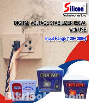 DIGITAL STABILIZER 650VA(80V-260V)